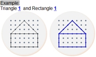 Draw Shape - Congruence - Level B -  Math Worksheet Sample #1