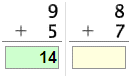 Addition - Single Digit - Set 3 -  Math Worksheet Sample Drill (Interactive)
