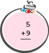 Addition - Single Digit - Set 2 -  Math Worksheet Sample Dynamic #4