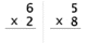 Multiplication : Single Digit - Tables of 0 to 6 ([0 - 6] X [0 - 9]) - Math Worksheet SampleDrill (Dynamic)